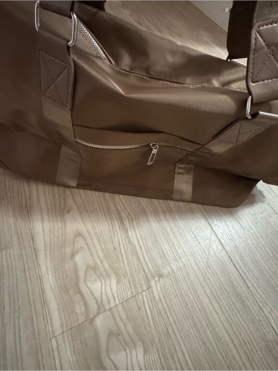 Other - Brown Duffel Bag with Adjustable Straps